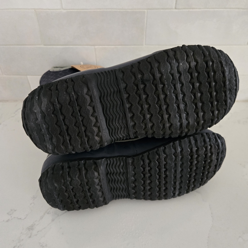 NWT Bogs Slushie Web Geo Boots Waterproof Insulated Rain Snow Navy Blue NEW Sz 5 - Picture 6 of 6